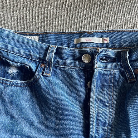 Levi’s straight wedgie jeans size 26 - Picture 3 of 6